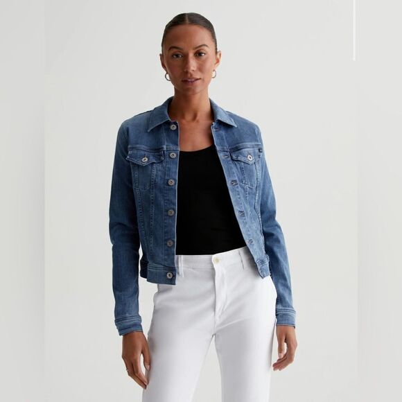 AG Denim Slim Jacket szie M - Picture 1 of 15